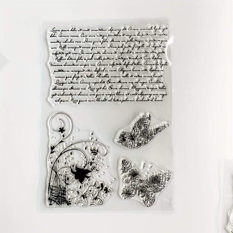 6pcs Cartoon Transparent Journal Seal for Student Card Making DIY Scrapbooking