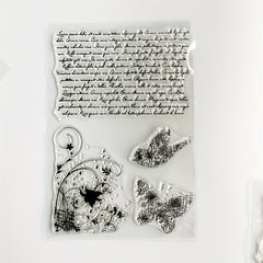 6pcs Cartoon Transparent Journal Seal for Student Card Making DIY Scrapbooking