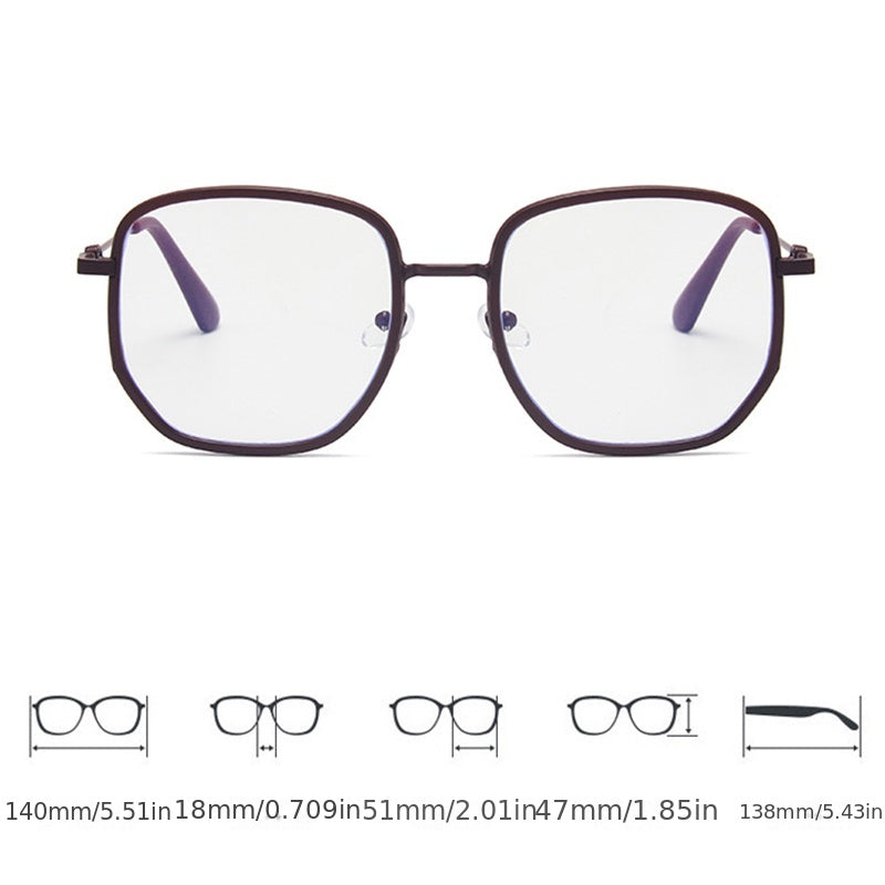 Anti Light Men's Glasses Ultra Light Square Glasses