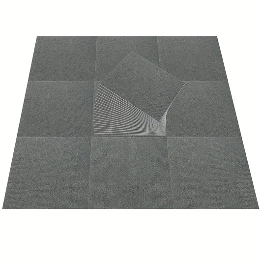 10pcs Adhesive Neoprene Foam Carpet Floor Tiles Non Slip Square Rubber Pad