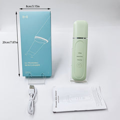 Skin Scrubber Face Spatula Blackhead Remover 3 Modes Facial Pore Deep Cleansing