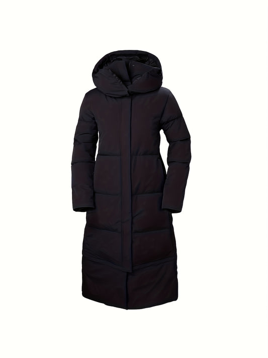 Over the Knee Puffer Hooded Jacket Waterproof Winter Warm Down Coat Women's Acti