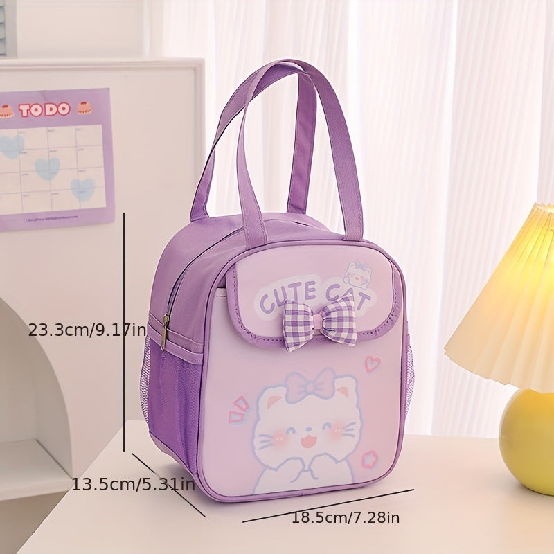 Large Capacity Portable Insulated Lunch Bag for School Work Picnic