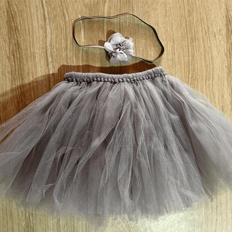 2pcs Baby Girl Skirt Photo Props for Newborn Shower