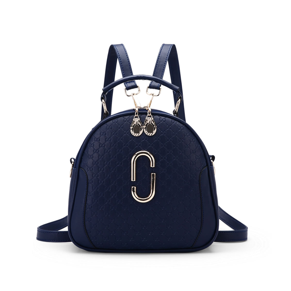 Geometric Pattern Crossbody Bag Top Handle Purse Zipper Shoulder Bag