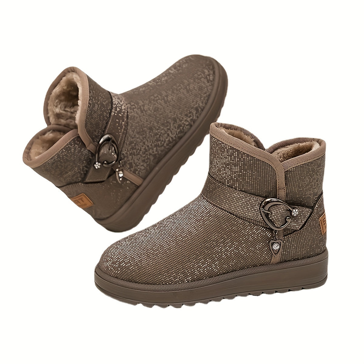 Women's Winter Snow Boots Medium Top Outdoor Shoes