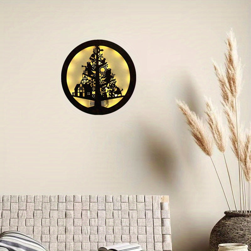 LED Creative Lights Christmas Halloween Decoration Mother And Baby Scene Lights