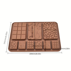 Cake Baking Chocolate Silicone Mold for DIY Candle Filled with Love Fragments