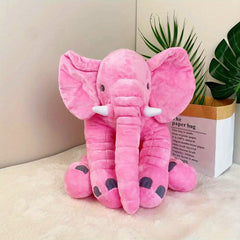Soft Plush Elephant Toy Pillow - Sleeping Back Cushion Animal Doll Gift