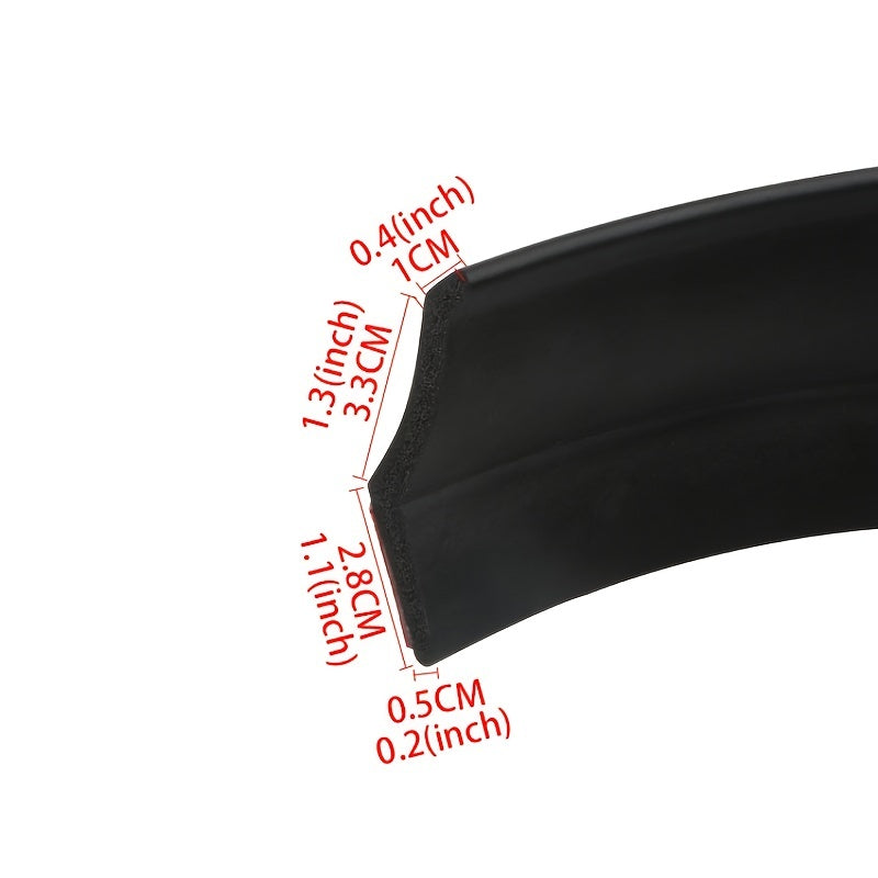 8 2ft Universal Front Bumper Lip - Upgrade Your Car's Look Instantly