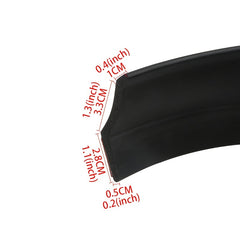 8 2ft Universal Front Bumper Lip - Upgrade Your Car's Look Instantly