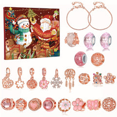DIY Charms Beads & Bracelets Advent Calendar 24 Days Christmas Gift Set Girls Te