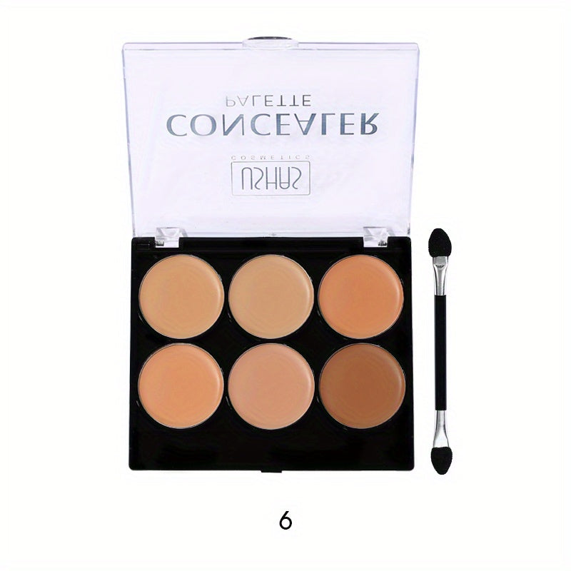 6 Color Correcting Concealer Cream Palette