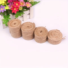 Natural Jute Roll DIY Craft Twine Strip Christmas Wedding Decor