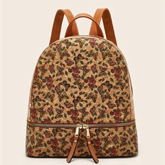 Women's Printed Backpack Travel Bag Large Capacity