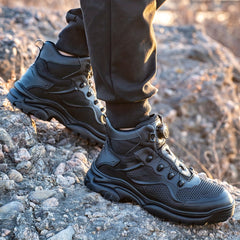 Rotary Buckle Safety Shoes Puncture Proof Work Shoes