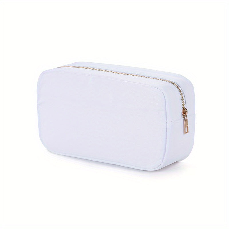 Nylon Cosmetic Bag Waterproof Zipper Makeup Pouch Travel Bag For Purse