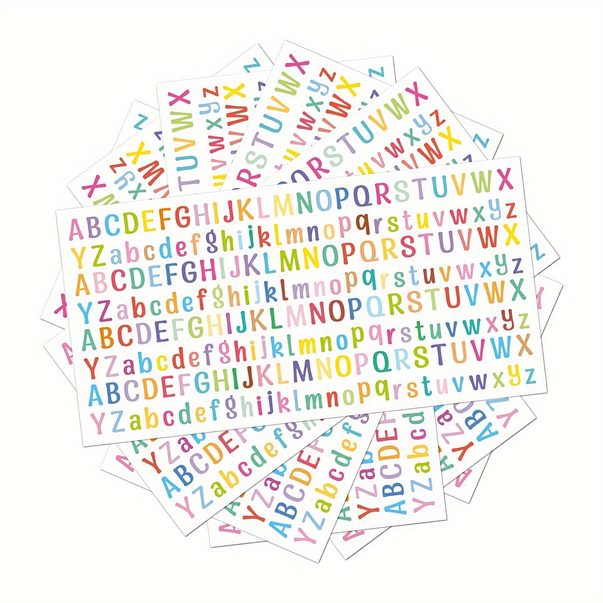 208pcs Mini Waterproof Letter Stickers DIY Decoration