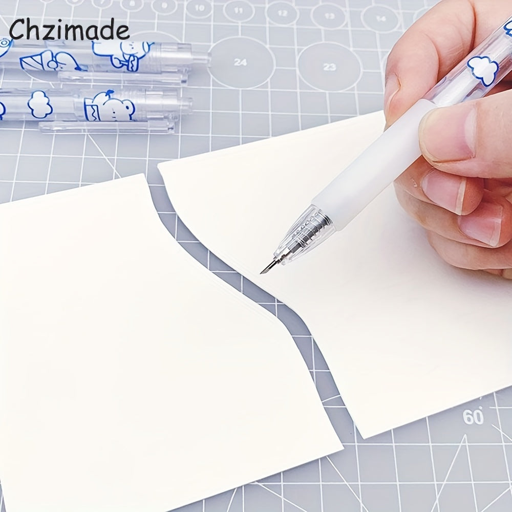 5pcs Random Journal Diary Paper Cutting Student Diy Hand