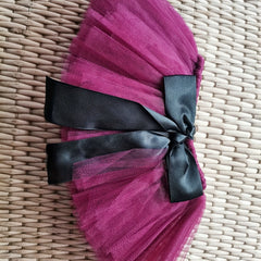 Cute Flower Girls Tutu Skirt Headband Set for 0-6 Months