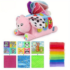Cute Animal Tissue Box for Baby Finger Exercise