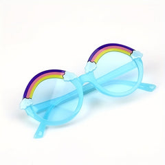 Y2K Rainbow Frame Sunglasses Sun Protection for Kids