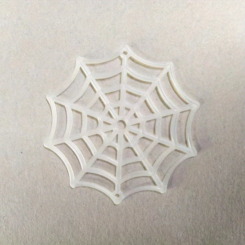 10pcs Glow-in-the-Dark Spider Webs - Halloween Prank Props & Decor