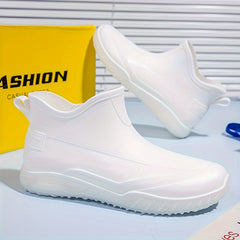 Men's High Top Rain Boots Non Slip Waterproof Shoes