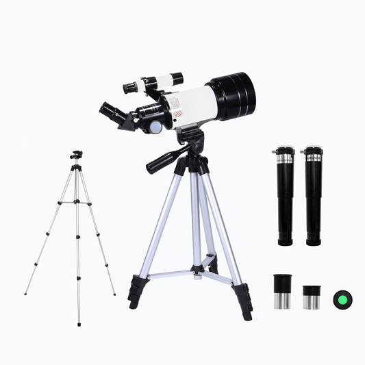 70mm High Power Telescope with Tripod Stand - Ideal for Stargazing Moon V