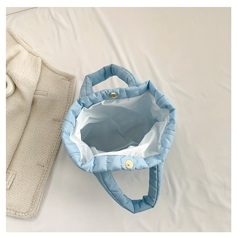 Minimalist Solid Handbag All Match Storage Bag Women's Bag
