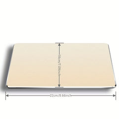 180mm Aluminum Metal Mouse Pad - Smooth Matte Non Slip Waterproof