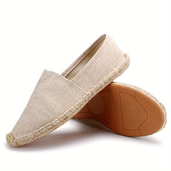 Men's Espadrilles Loafer Shoes Slip-on Comfortable Walking Shoes