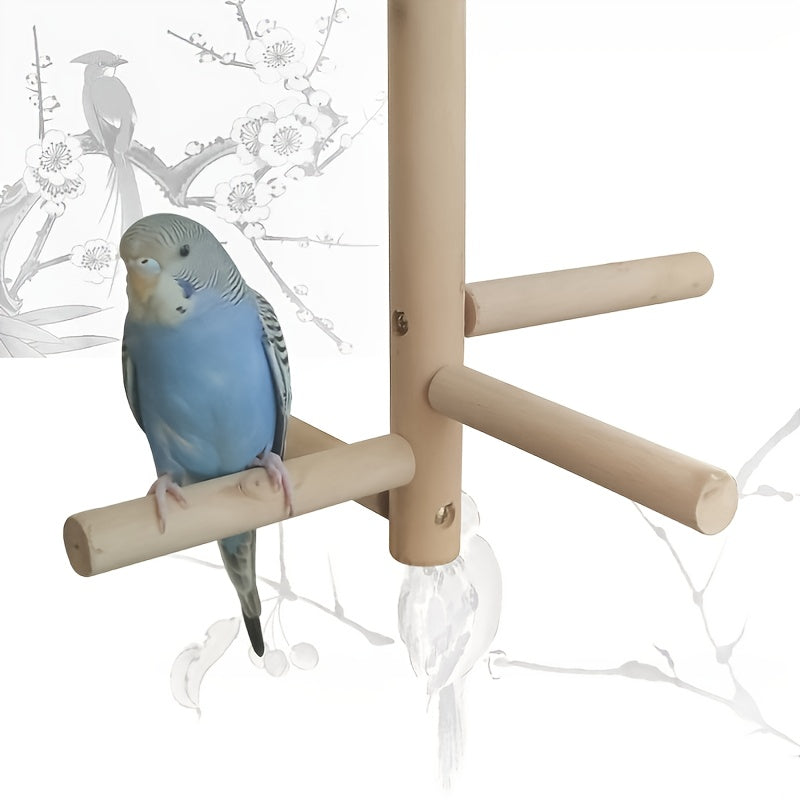 Outdoor Parrot Perch Stand for Exercise and Fun