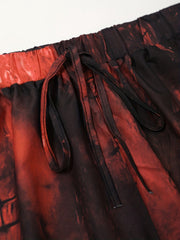  Tie Dye High Rise Wide Leg Pants