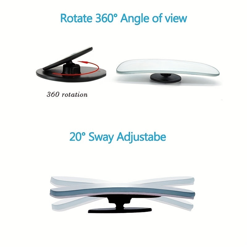 Adjustable Wide Angle Car Blind Spot Mirrors - Enhance Driving Safety