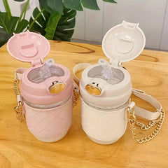 380ml Cartoon Water Bottle Portable High Temp Cup, Christmas Gift