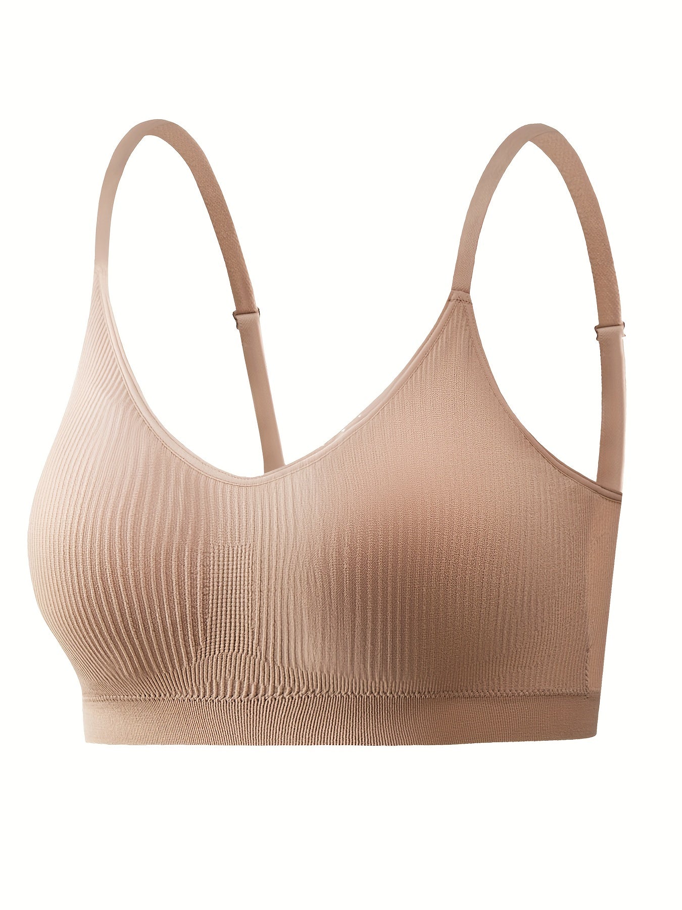 Textured Solid Wireless Bras Women's Intimates Lingerie