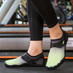 Men's Breathable No Tie Sneakers With Hook & Loop Fastener
