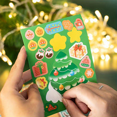 8pcs Christmas Family Party DIY Sticker Decorative Sealing Sticker