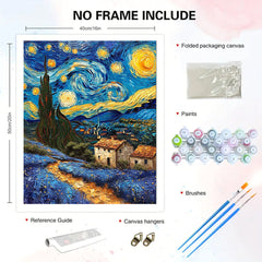 Night View Landscape DIY Digital Painting Kit