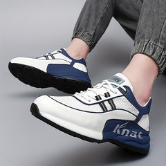 Men's Lace up Sneakers With Arch Support Athletic Shoes