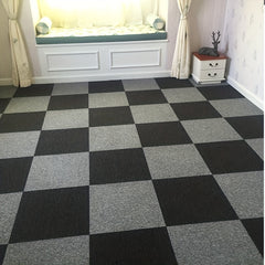 10pcs Adhesive Floor Mats Easy DIY Non Slip Soft Tiles Washable Indoor Office