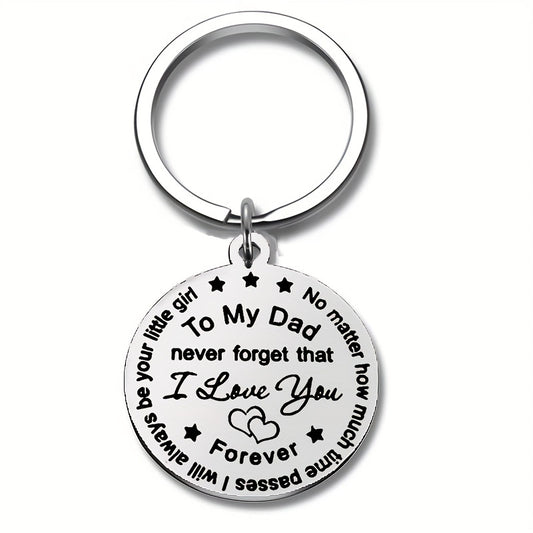 Dad Keychain From Daughter Son Unique Gift For Men On Birthday