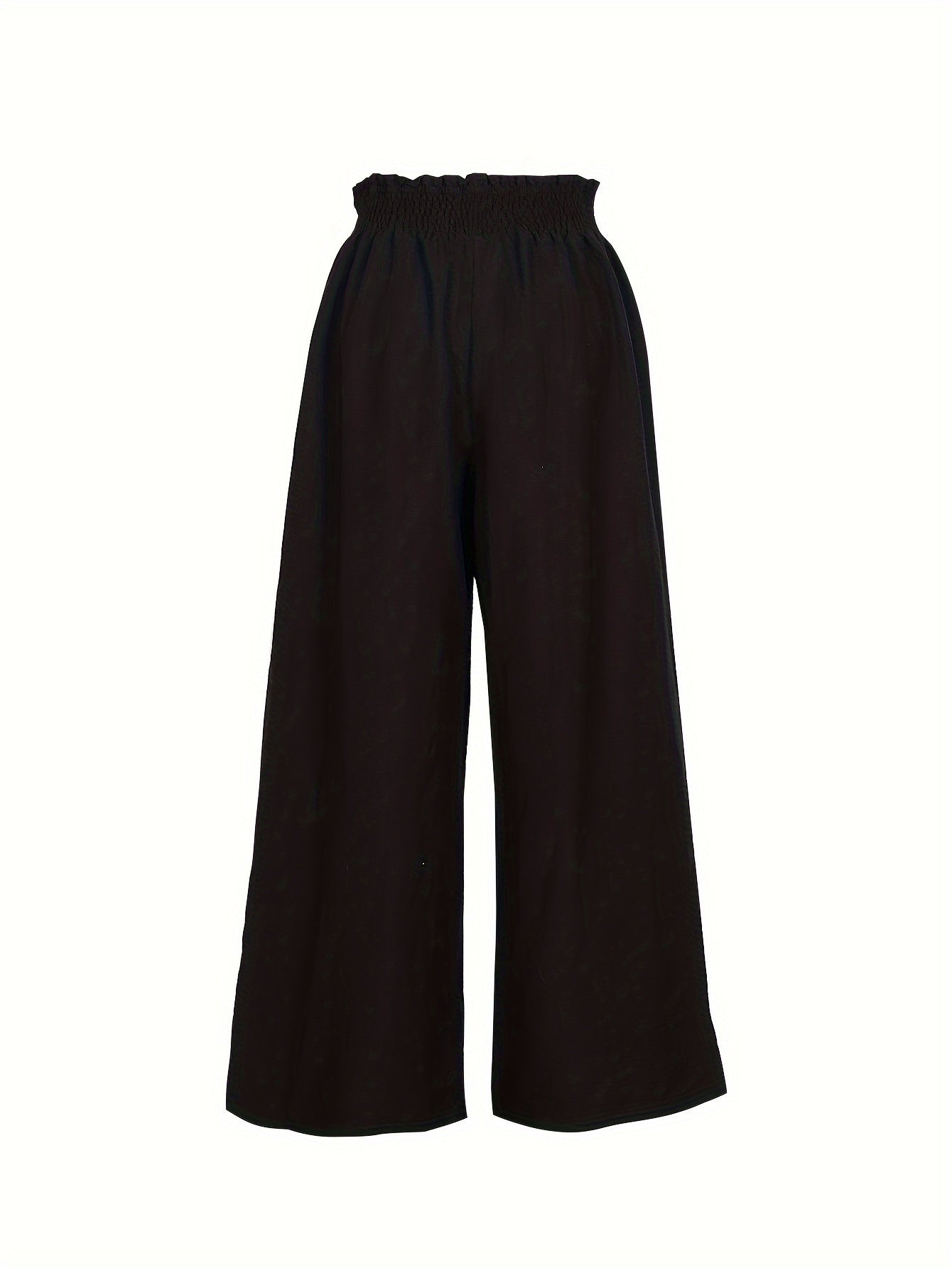  High Rise Wide Leg Trousers