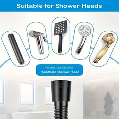 1pc Stainless Steel Shower Head Hose Water Pipe Bathroom Accessories