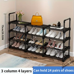 4 Layer Shoes Rack Storage Organizer Shelf Space Saving Shoes Shelf