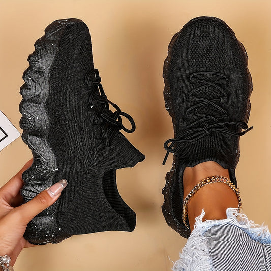 Women's Lace Up Running Shoes Comfortable Casual Sneakers