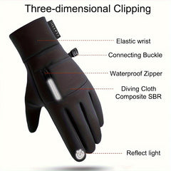 Winter Warm Waterproof Touch Screen Gloves