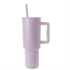 40oz Tumbler Handle & Straw Lid Insulated Cup Stainless Steel Travel Mug