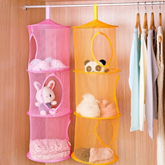 Hanging Net Storage Basket for Toys Clothes Socks Underwear Bath Towels